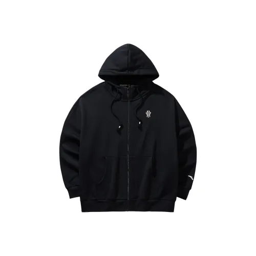 Anta Irving Series Трикотажная ткань Спортивный топ Унисекс Основной черный