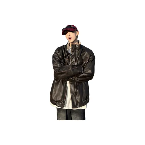 SOUL WORKER Кожа Куртка Унисекс