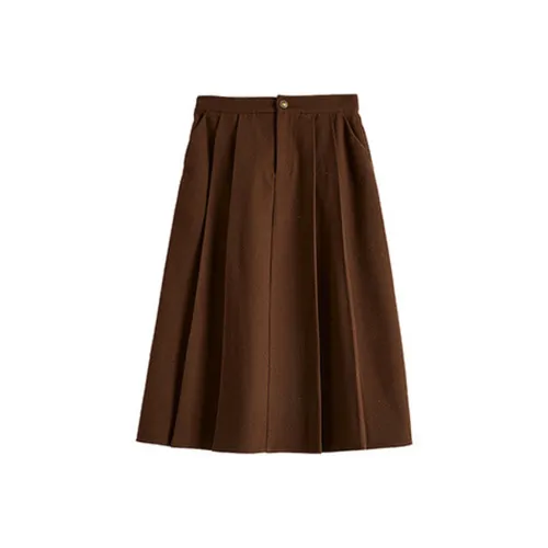 SLLSKY Повседневная длинная юбка для женщин