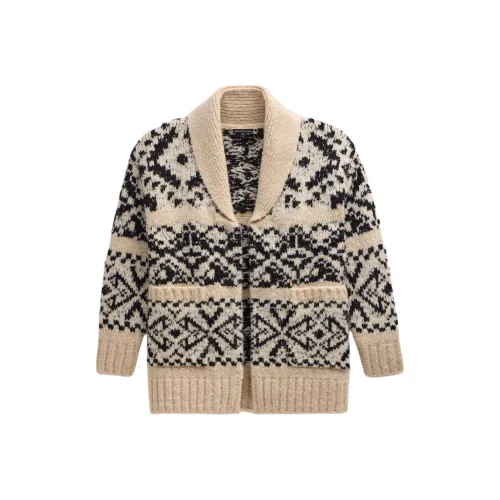 JAMES PERSE CHALET Интарсия Кардиган Трикотаж Женский