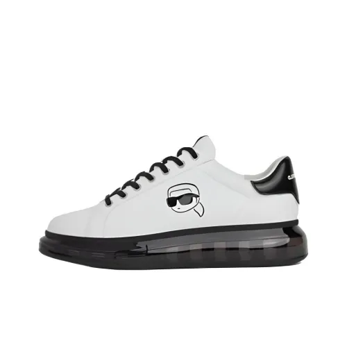 KARL LAGERFELD Kapri NFT Низкие Кроссовки для скейтбординга Мужские Белые