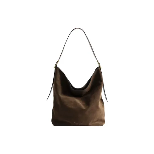 Zadig Voltaire Сумка через плечо из коровьей кожи Nomad размер Extra Large женский цвет древесный