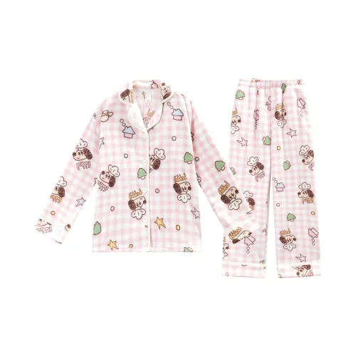 GUKOO Pearl Pink Женские Пижамные Комплекты