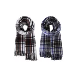 Чёрный, белый, клетка + серый, синий