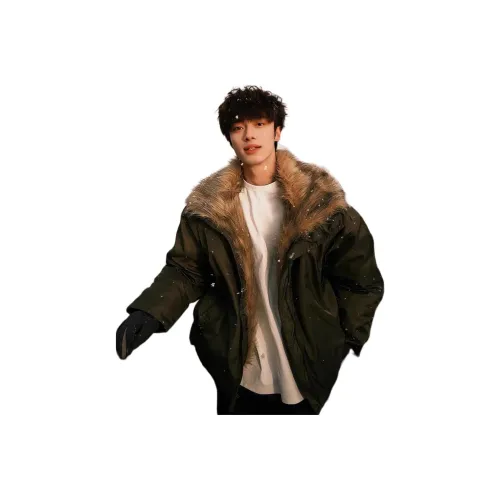 MORii Армейский зеленый унисекс пуховики