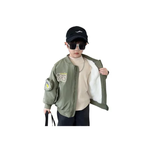 ATONGMU Бейсбольная куртка Осенне-зимняя для детей 3-7 лет