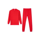 Красный, средний воротник