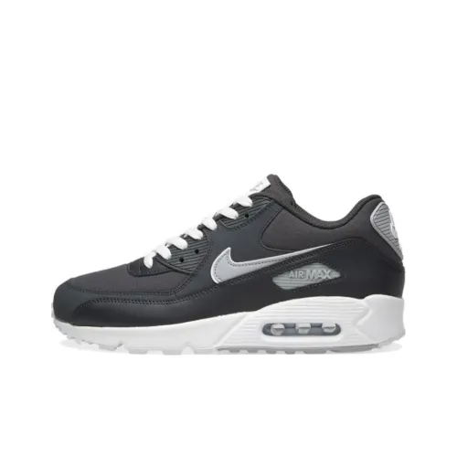 Nike Air Max 90 Low Топ Беговые кроссовки Мужской Серый