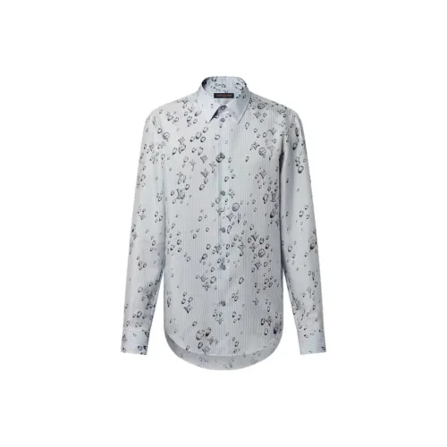 LOUIS VUITTON Серые Мужские Рубашки