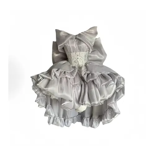 DTLUI Dazzling Серебристая луна Белый Женские Платья Lolita