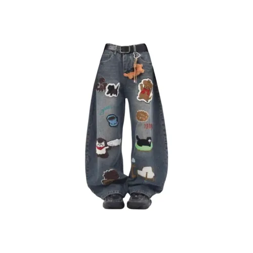 PLQV Синий Мужской Джинсы