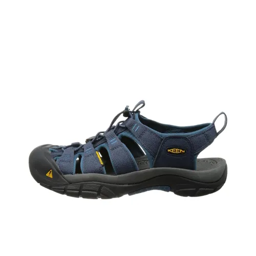 KEEN Newport H2 Водонепроницаемый быстросохнущий сцепление поддержка обувь для горных походов мужской синий