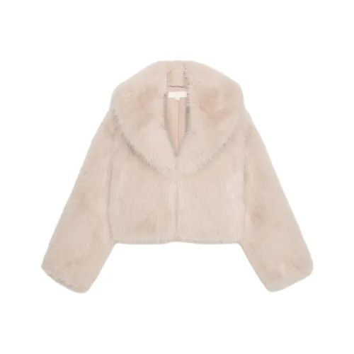 ZARA Collaboration Белый Женские Бархатные Куртки