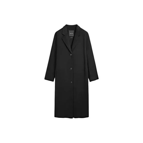 Massimo Dutti Черное Женское Пальто