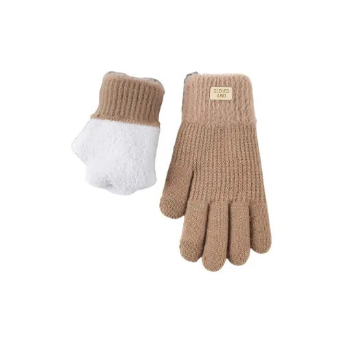 Ai Jiawei Half Fleece Вязаные перчатки Унисекс