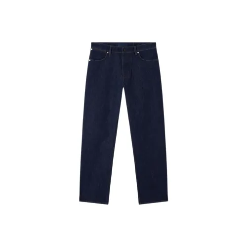 STONE ISLAND Темно-синий синий мужской джинсы