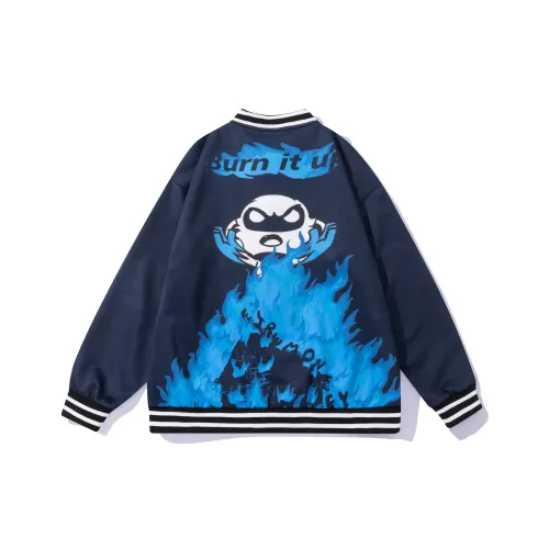 FireMonkey Бейсбольная куртка Унисекс Темно-синий