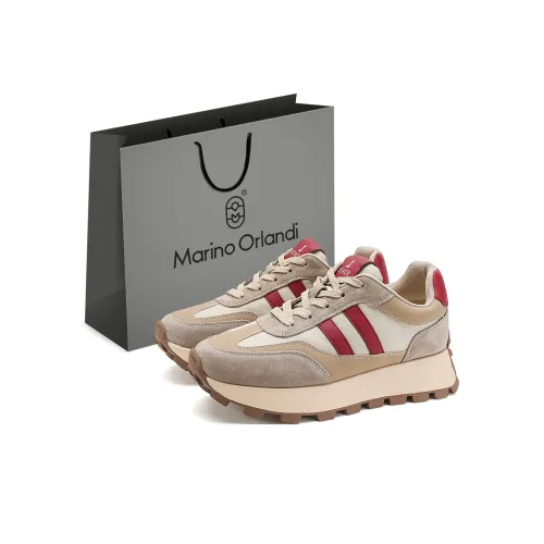 FOXER x MARINO ORLANDI Низкий топ толстая подошва кроссовки женские