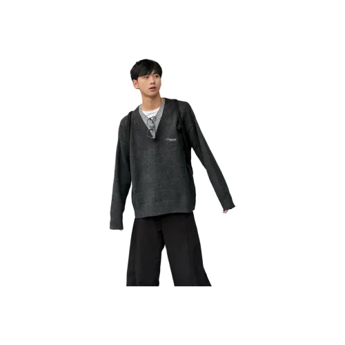 PODGORNOI Темно-серый С подарками Съемный Металл Этикетка Мужской Трикотаж