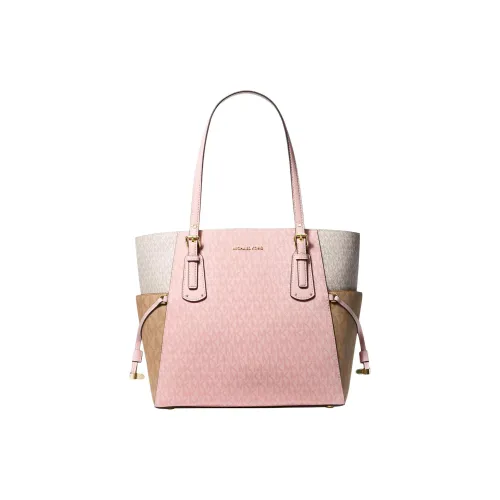MICHAEL KORS Voyager Холст Тоут Сумка Сумка для покупок Сумка через плечо Сумка Маленькая Женская Розовая