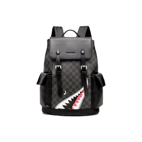 KONADCT PVC Backpack Standard Unisex Black КОНАДКТ PVC Рюкзак Стандартный Унисекс Черный