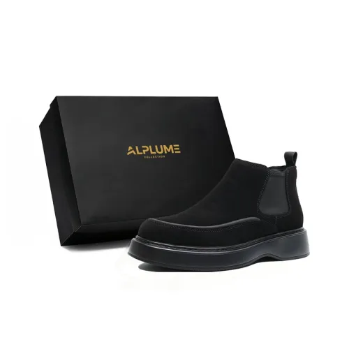 ALPLUME Мартинсы Черный Бархат Для Тепла Мужской