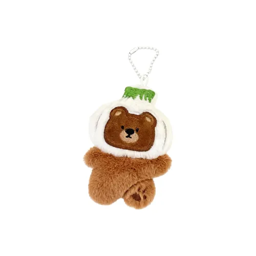 ZHICHUANGJIA Cartoon Bear Брелок Украшение Плюшевый Длина подвески 10,5 см Длина корпуса 6,5 см