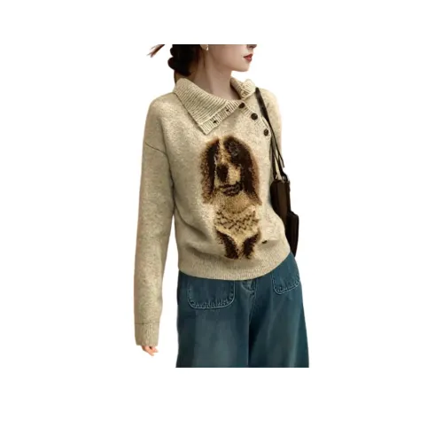 PAZZO Бежевый Женский Трикотаж