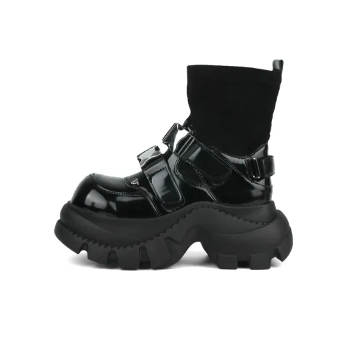 WENPU Короткий Мартин Ботинок Женские