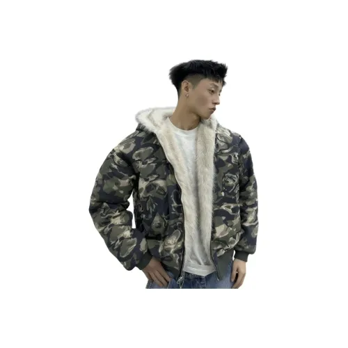 MORii Камуфляж Унисекс Пуховики