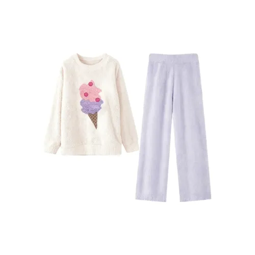 Dippanis Конусы Ice Cream Женские Пижамные комплекты