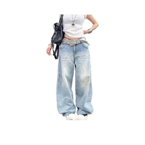 Olivia Share777 Синий [Ankle Длина (размер в длину) Брюки] Женские Джинсы