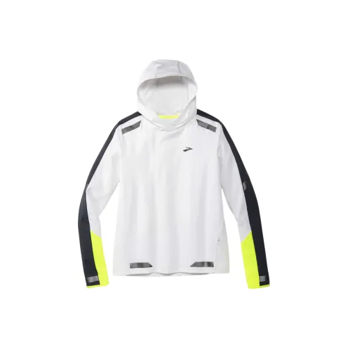 Брэндс Brooks Белый Женская беговая футболка