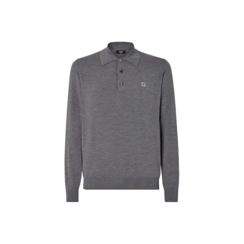 FENDI Серые Мужские Свитера