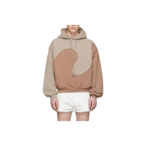 ERL Коричневый Мужской Свитшот