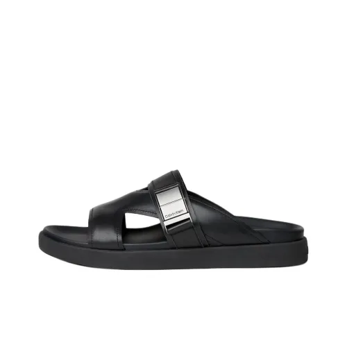 Calvin Klein Слипоны Мужские Черные