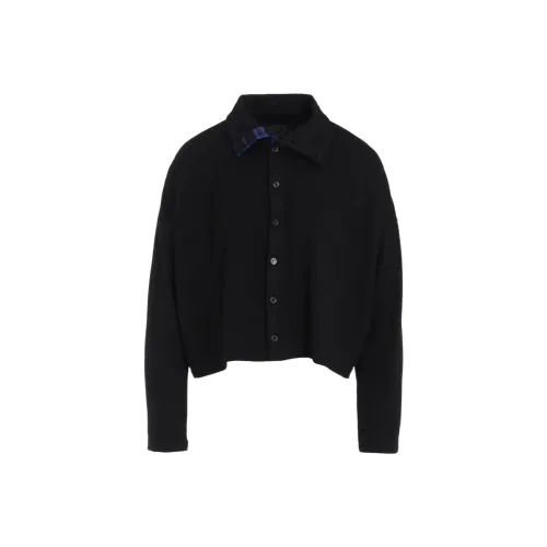 Yohji Yamamoto Y'S FW25 MILLED Клетчатый Кардиган из Шерсти Трикотаж Женский