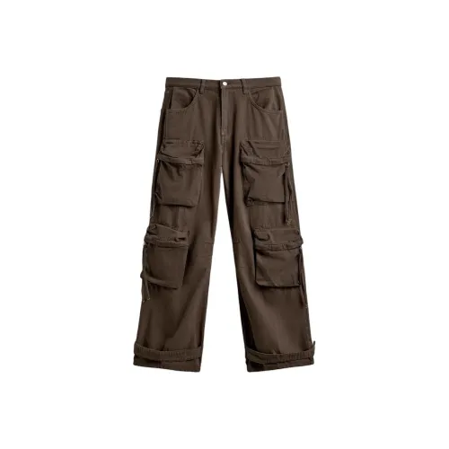 ZARA Collaboration Мужские Карго Брюки Коричневые