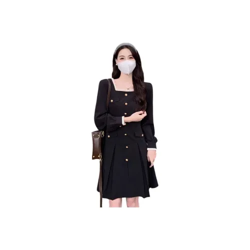 M MAICCO Длинное платье с длинными рукавами женское