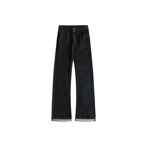 DANGERTIGER Черные Унисекс Джинсы