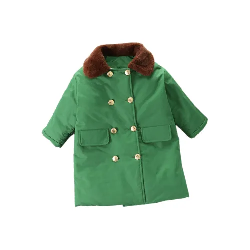 Yalu Хлопковый пуховик Армейский зеленый Детский