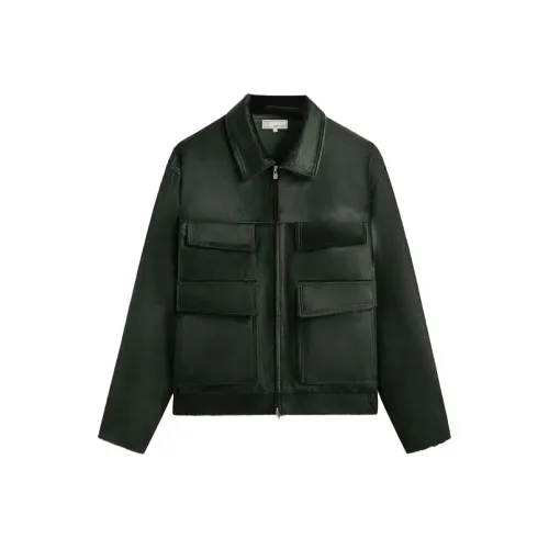 KITH FW25 Orion кожаная куртка мужская