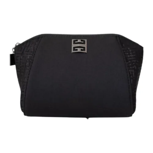 Givenchy Крутой черный холст Косметичка Портативная с встроенной памятью