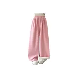 Pink Fleece-Lined Jogger Pants  
Розовые флисовые спортивные брюки-джоггеры