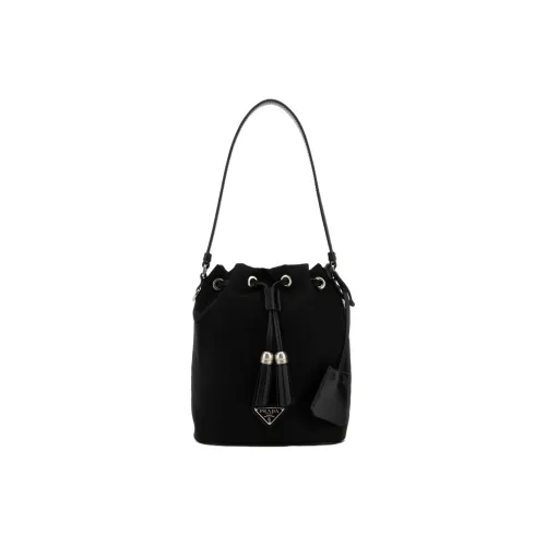 PRADA RE Edition 1978 Нейлон Ведрообразная Сумка Мини Женская Черная