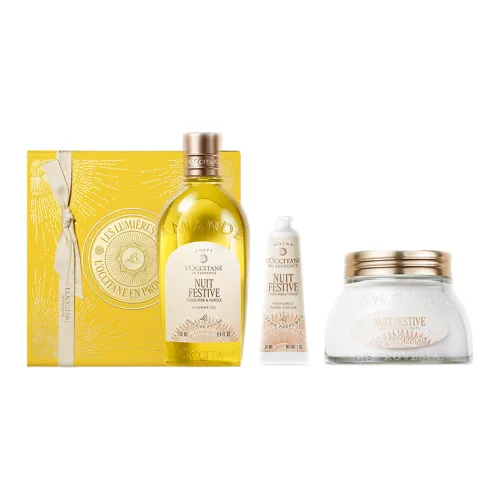 LOCCITANE 2025 Christmas Limited Лунная ночь Ягода Наборы для ухода за телом Ароматический Увлажняющий Эффект 250 мл + 200 мл + 30 мл