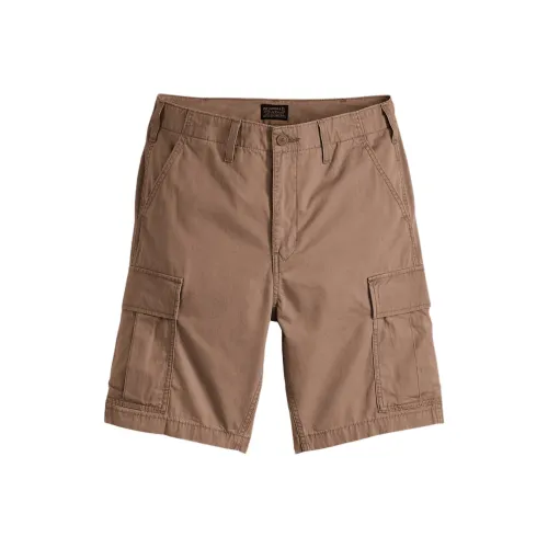 Levis Мужские карго шорты коричневого цвета