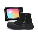 Черный с флисовой подкладкой