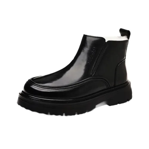 SENJIALUO Термический Амортизирующий Устойчивый к Износу Низкий Топ Утепленная Обувь Мужская