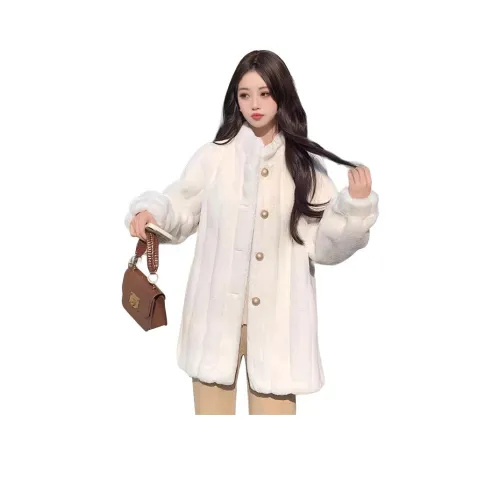 ZVJH Белый Женские Бархатные Куртки